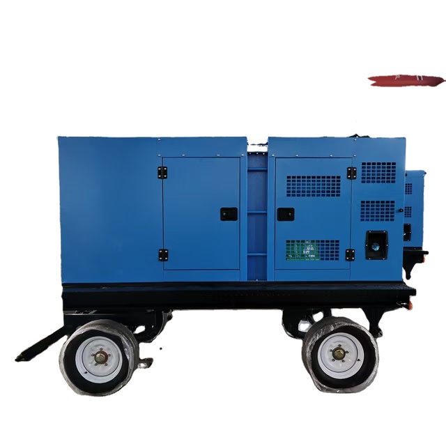 Cummins 100kW 125kVA Silent Trailer Diesel Generator Set with Soundproof Canopy for Outdoor Backup Power
