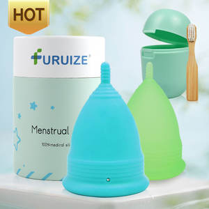 Silicone médical meilleure coupe <span class=keywords><strong>menstruelle</strong></span> pour col de l'utérus bas coupe <span class=keywords><strong>menstruelle</strong></span> noire - Product Image 2