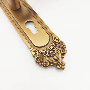 Poignée de serrure de <span class=keywords><strong>porte</strong></span> intérieure en aluminium de luxe léger étude poignée de serrure silencieuse pour <span class=keywords><strong>porte</strong></span> en bois - Product Image 5