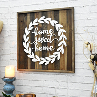 Plaque en bois rustique vintage personnalisée, artisanat, bois récupéré, panneau mural, vente en gros, décoration de maison rustique de style ferme