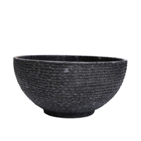 Pot de fleurs décoratif pour jardin extérieur, grand pot en plastique recyclé, pot de fleurs en forme de lotus