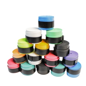 Biểu Tượng Tùy Chỉnh Chuyên Nghiệp PU Cao Vợt Tennis Vợt Cầu Lông Vợt Squash Vợt Grip Thể Thao Thoáng Khí Chống Trượt Hơn Grip - Product Image 1