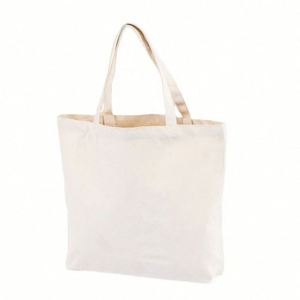 Custom Reusable Eco-Friendly Canvas Shopping <b>Bags</b> with Shoulder Strap Medium Size Corporate Gifts - Product Image 4