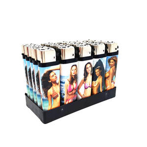 عرض خاص ولاعة بلاستيكية مغطاة بالكامل ولاعة صوان isqueiro butan للاستعمال مرة واحدة ولاعة بالجملة - Product Image 2