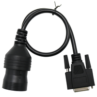 Câble de communication de diagnostic 6 broches avec connecteur DB, adaptateur de service pour l'entretien des équipements, compatible Caterpillar