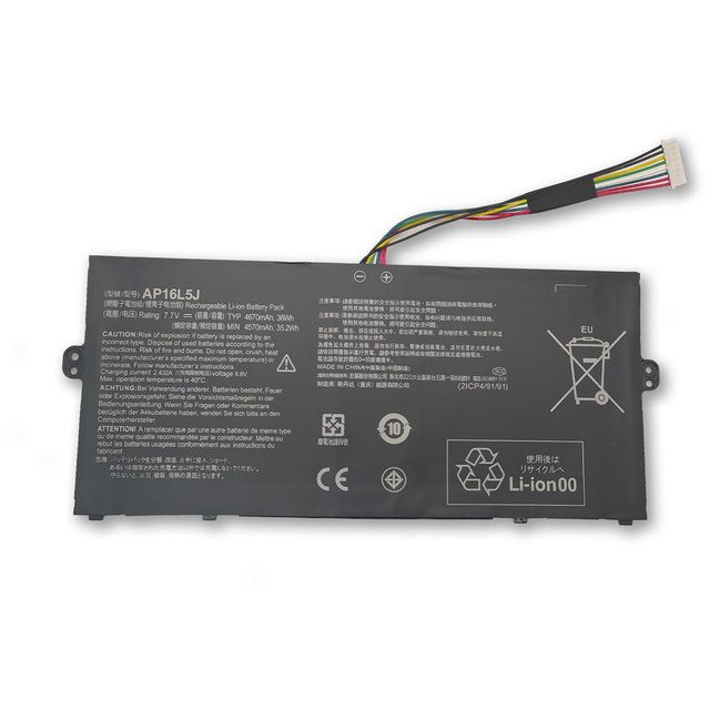 High Quality 36WH Li-Ion Rechargeable Laptop Battery AP16L5J Replacement for Acer Swift 5 SF514-52T Spin 1 SP111-32N Series