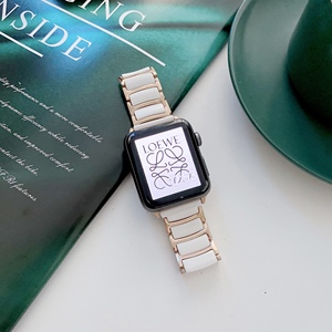 <span class=keywords><strong>Correa</strong></span> de Cerámica de Lujo para Reloj <span class=keywords><strong>Apple</strong></span>, Brazalete Metálico Ejecutivo para las Series 11, 10, 9, 8, 7, 49mm, 45mm, 46mm - Product Image 6