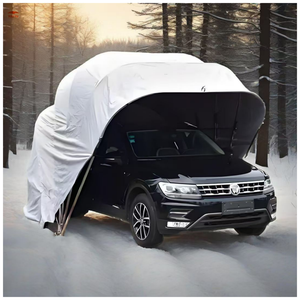 <span class=keywords><strong>Toldo</strong></span> para coche portátil con estructura de acero inoxidable para exteriores. <span class=keywords><strong>Toldo</strong></span> para coche plegable. - Product Image 1
