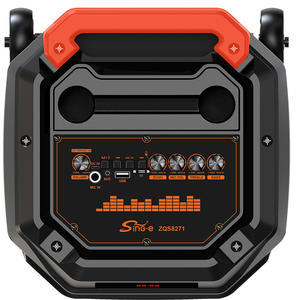 ZQS8271 Altavoz de suelo BT doble de 8 pulgadas de alta potencia Cine en casa Sala de estar TV Karaoke Fiestas Altavoz - Product Image 5