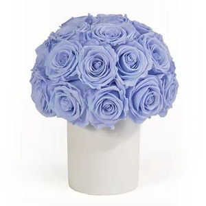Boîte de roses <span class=keywords><strong>éternel</strong></span>les à fleurs séchées naturelles <span class=keywords><strong>éternel</strong></span>les Roses préservées boîte de dôme de champignon pour la décoration de la maison de la fête des mères - Product Image 1