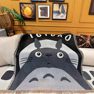 Phim Hoạt Hình Bìa Giải Trí Dệt Kim Chủ Đề Chăn Dệt Ăn Trưa Nghỉ Sofa Khăn Cho Máy Bay Sử Dụng - Product Image 5