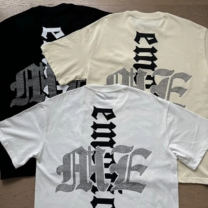 T-shirts d'été de haute qualité pour hommes, 100% coton, impression graphique à la mode, manches courtes, T-Shirt MIXED EMOTION - Product Image 6