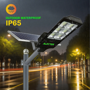 Lampe solaire LED de sécurité pour rue à énergie solaire monocristalline de 1000 W à haute luminosité, étanche IP65, avec détecteur de mouvement pour extérieur - Product Image 3