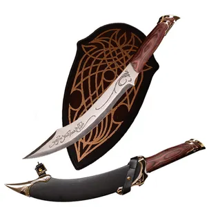 Yüzüklerin efendisi Elf kral Broadsword ucuz el sanatları oyuncaklar kılıç 53cm 0.9kg