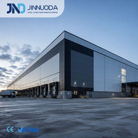 Edificio de Estructura de Acero Prediseñada, Centro de Distribución, Almacén con Estructura de Portal, Taller, Nave Industrial, Centro de Distribución de Paquetería