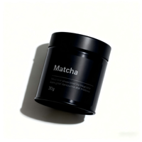 Thé vert matcha biologique de qualité cérémonielle USDA EU en vrac OEM, poudre de matcha en boîte de conserve de 30 g, 3A-6A, saveur vanille