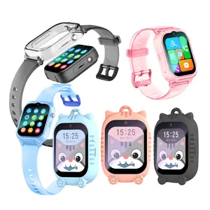 可爱设计带智能手表秋季保护套外壳安全保护智能手表语音通话电话通话智能手表