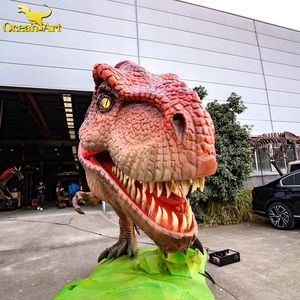 Modèles de dinosaures jurassiques grandeur nature en métal, animatroniques, conception de dinosaures pour une utilisation en intérieur/extérieur dans les parcs d'aventure et les centres commerciaux - Product Image 3