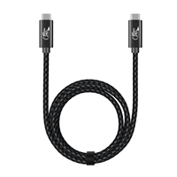 Cable USB-C de Carga Rápida PD240W 5A, Transferencia de Datos de 40Gbps, Construcción de Aluminio y Nailon, Conductor de Cobre Estañado para Teléfonos
