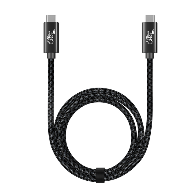 PD240W 5A Fast Charging USB-C Type-C 40Gbps Data Transfer Aluminum Nylon Construction Tinned Copper Conductor for Phones Power