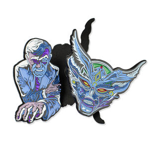 Pin de solapa con diseño de personaje de dibujos animados de Metal, Pin de esmalte suave y duro de Anime, muestra gratis - Product Image 3