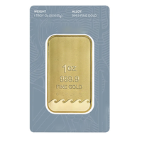 Emballage de luxe pour lingots d'or et d'argent, capsule pour lingot d'or 1oz 250g 500g, boîte cadeau blister PET pour investissement