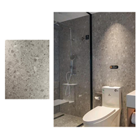 Panel de Pared Flexible SPC de 2 mm, 2.5 mm y 3 mm, Panel UV de Alto Brillo, Popular, de Alta Calidad, con Sistema de Ranurado y Bloqueo