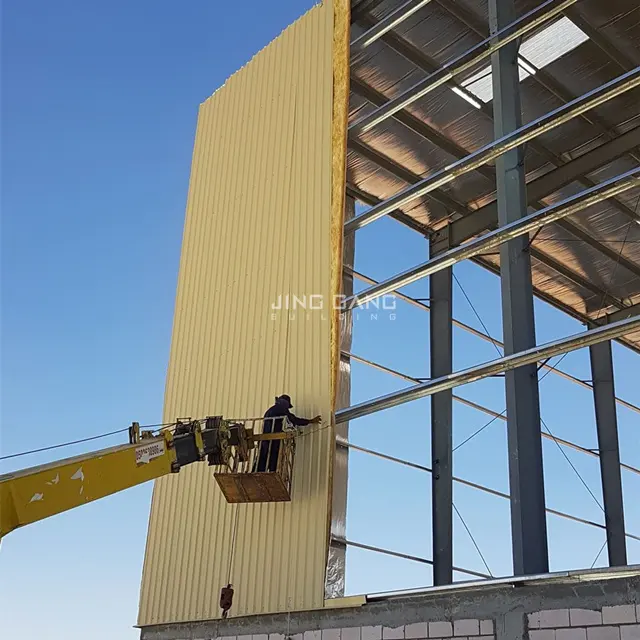 40x60建設鉄骨構造倉庫ワークショップ収納小屋金属柱梁建築用