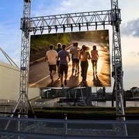 Écran led extérieur de location P4.81 Panneau mural vidéo led pour scène géante étanche polychrome pour prix de concert