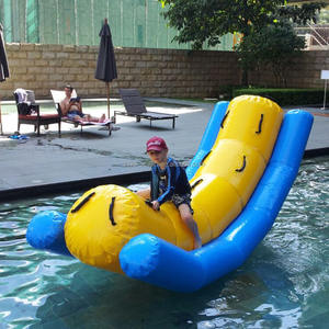 <span class=keywords><strong>Juego</strong></span> de deportes acuáticos personalizado piscina fila flotante tobogán de agua inflable balancín - Product Image 2