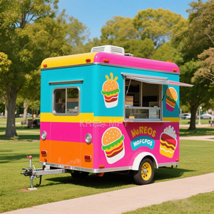 Chariot de restaurant 2025 à vendre, remorque mobile pour snacks, entièrement équipé, camion de nourriture avec four à pizza - Product Image 4