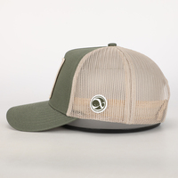 Gorra Trucker Clásica Personalizada de Alta Calidad para Hombre, con 5 Paneles, Logotipo Bordado en 3D, Malla y Cierre a Presión, de Sarga de Algodón