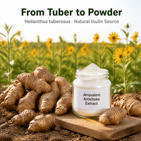 Extrait de topinambour en poudre Inuline 90% Fibre Alimentaire Prébiotique Qualité Alimentaire pour Compléments et Boissons