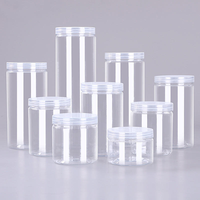 Groothandel Dry Food Fruit Candy Cookie Container Met Huisdier Plastic Pot En Aluminium Deksel Schroefdop Voor Opslag Organisatie