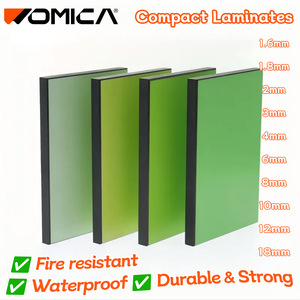 Lámina <span class=keywords><strong>de</strong></span> Laminado Compacto Womica <span class=keywords><strong>de</strong></span> 4.0mm y 3.0mm, Color Sólido Liso, Alta Calidad, Grado Superior para Encimeras HPL - Product Image 1