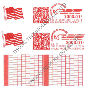 <span class=keywords><strong>Pitney</strong></span> <span class=keywords><strong>Bowes</strong></span> 765-9 Compteur d'affranchissement Compatible Encre Rouge pour DM300c/ DM400c/DM450c, SendPro C Auto - Product Image 6