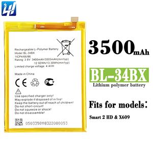 OEM BL-34BX X609 şarj edilebilir li-polimer cep telefonu pil için infinix akıllı 2 HD - Product Image 6