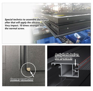 Finestra a battente in alluminio con doppi vetri, - Product Image 6