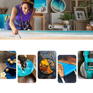 Résine époxy AB à haute transparence 2:1 pour table de rivière, coulée profonde, pour construction de quai en bois, 8-14 cm - Product Image 3