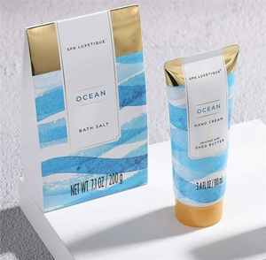 Panier-cadeau de <span class=keywords><strong>spa</strong></span> parfum océan pour femmes, 12 pièces, ensemble pour le corps avec huile de massage et bombes de bain - Product Image 2