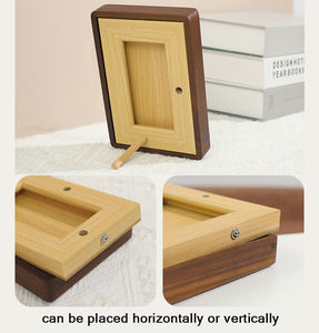 กรอบรูปไม้เนื้อแข็งแบบมุมโค้งมน ขายส่งจากโรงงาน ขนาด 6 7 <span class=keywords><strong>8</strong></span> 10 นิ้ว กรอบรูปคู่ กรอบรูปภาพ - Product Image 5