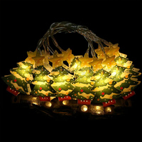 3m 20 Guirlande lumineuse à LED Forme d'arbre de Noël Lumière de vacances Maison Cour Décorations de Noël Arbre à LED Lumières décoratives
