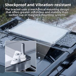 Housse de protection transparente en plastique étanche et antichoc pour support de toit Starlink Gen3 avec protection intégrale - Product Image 3