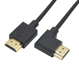 Cable HDMI macho a macho con ángulo recto de 90 grados, soporte 4K de alta definición, núcleo de cobre, conexión para TV - Product Image 1