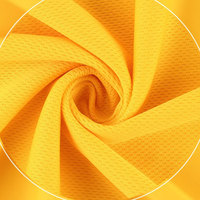 Tissu polyester épais 250g Mitong Bird's Eye pour T-shirt, tissu soie glacée, tissu épais pour manteau et veste de baseball, en stock