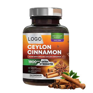 Kapsul bubuk kayu manis Ceylon organik mendukung kapsul ekstrak kayu manis kesehatan otak dan sendi - Product Image 1