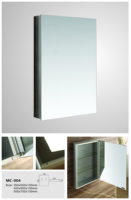 LED kabinet cermin dinding kabinet cermin kamar mandi proyek di Hangzhou