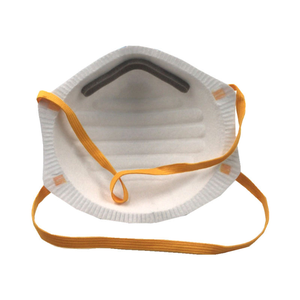 Filtre respiratoire anti-poussière jetable 5 plis certifié CE, efficacité 95 %, paquet de 10, forme conique, résistant à l'affaissement, certifié EN149 - Product Image 5