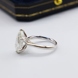 Madonna Lab Gegroeide Diamanten Ring Gia Gecertificeerd Lab Gegroeid 3ct 5ct Lab Gegroeid Diamanten Verlovingsring - Product Image 5