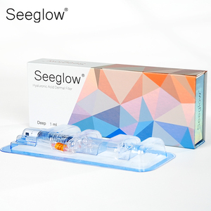 SEEGLOW Deep HA Filler 1ml 2ml Soutien de volume intense <span class=keywords><strong>Injection</strong></span> dermique profonde Contour du menton Réparation des plis nasogéniens profonds - Product Image 3